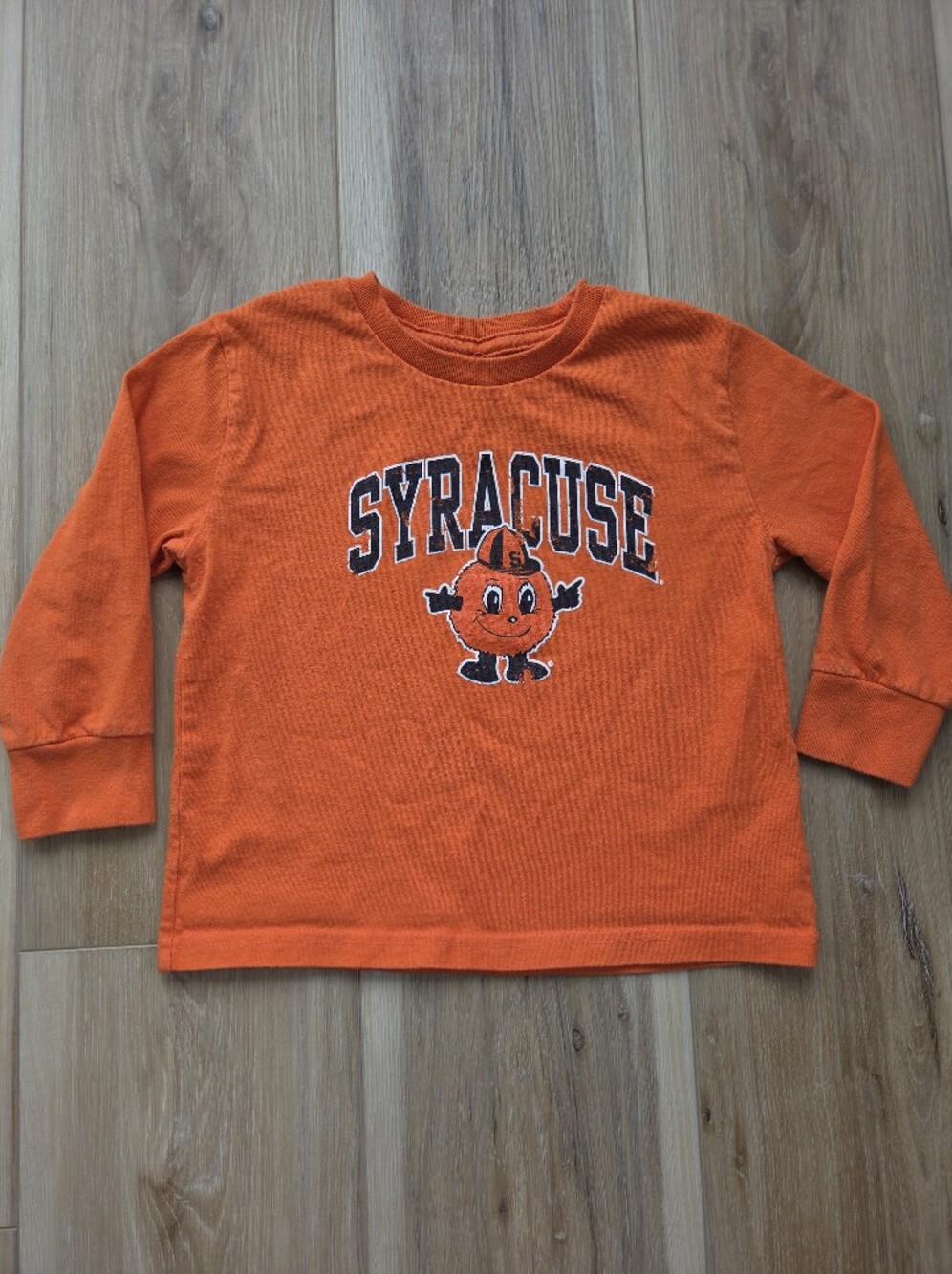 Size 4 Unisex Syracuse Orange Long Sleeve Tee